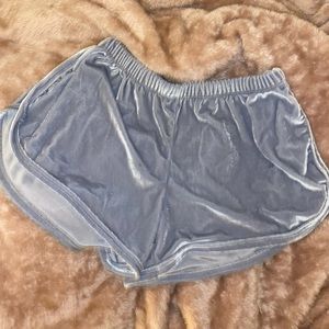 velvet blue brandy melville shorts